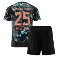 Bayern Munich Thomas Muller #25 Replica Away Minikit 2024-25 Short Sleeve (+ pants)